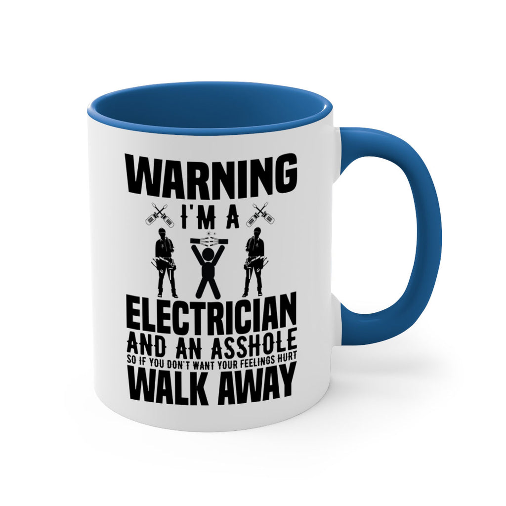 Warning Style 4#- electrician-Mug / Coffee Cup