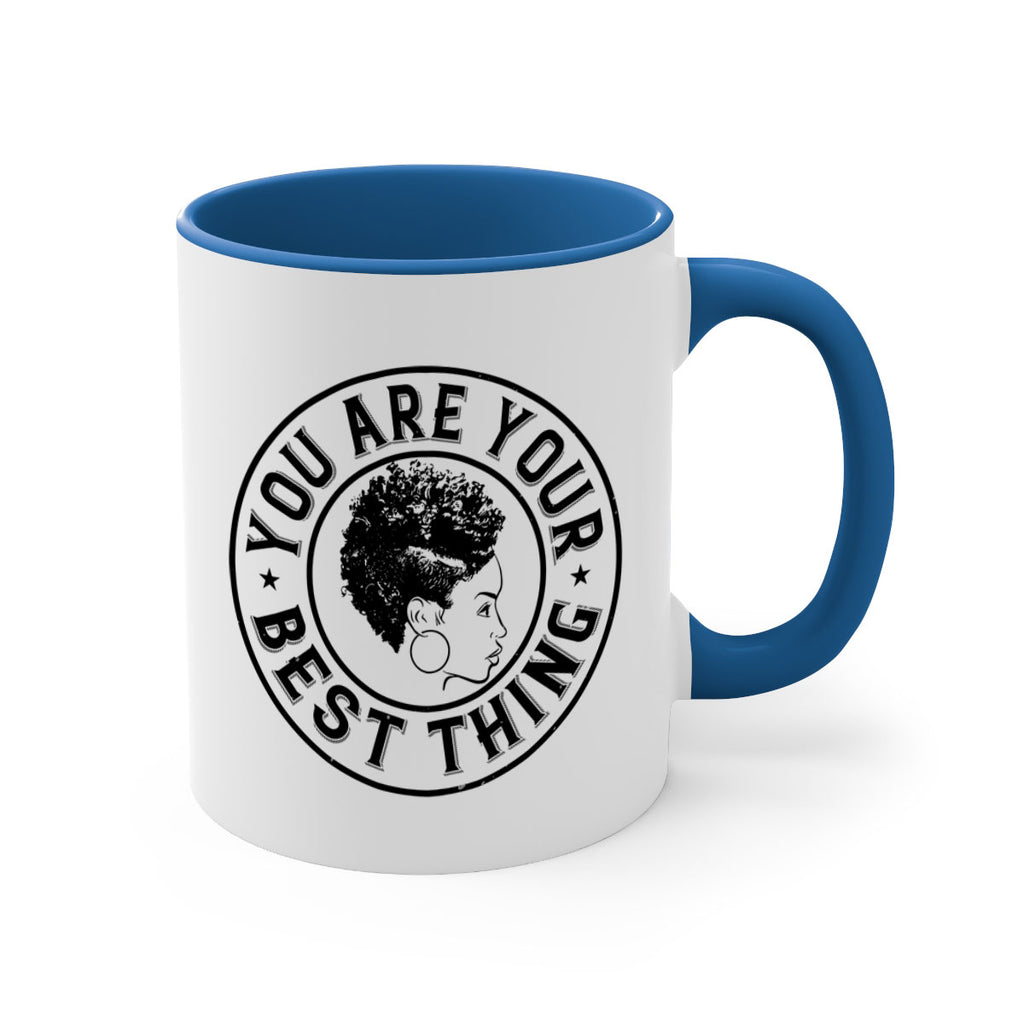 You are your best thing Style 42#- Afro - Black-Mug / Coffee Cup