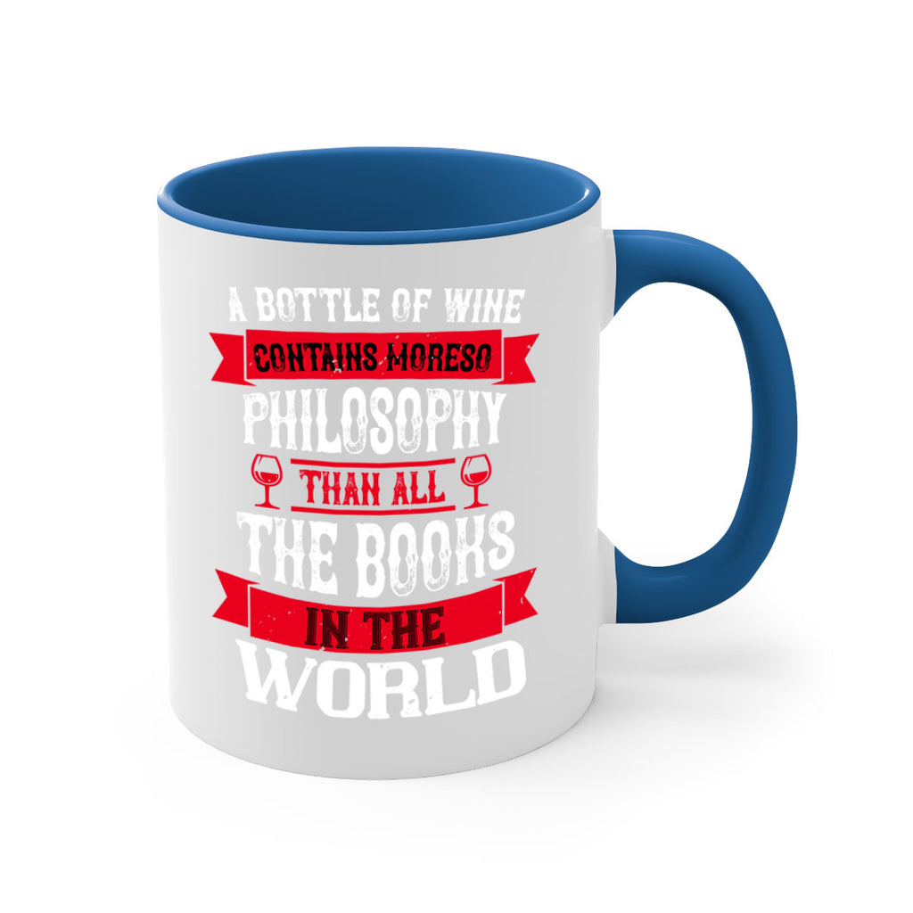 a bottle of wine contains moreso 96#- wine-Mug / Coffee Cup