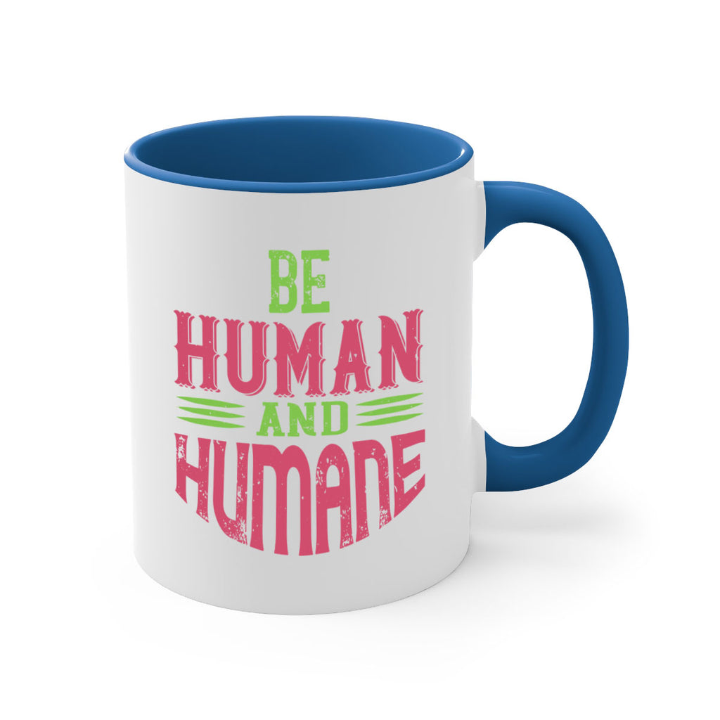 be human and humane 83#- vegan-Mug / Coffee Cup