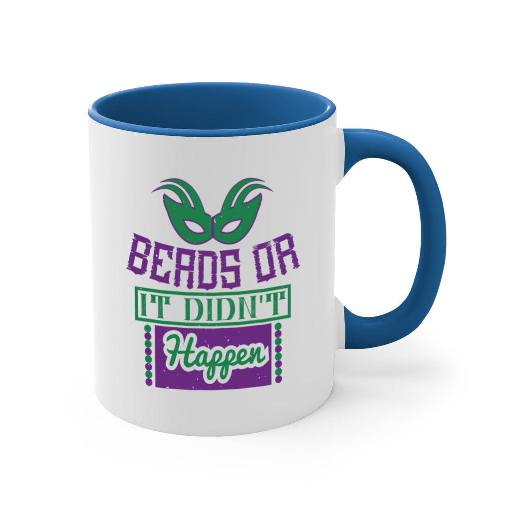 beads or it didnt happen 27#- mardi gras-Mug / Coffee Cup