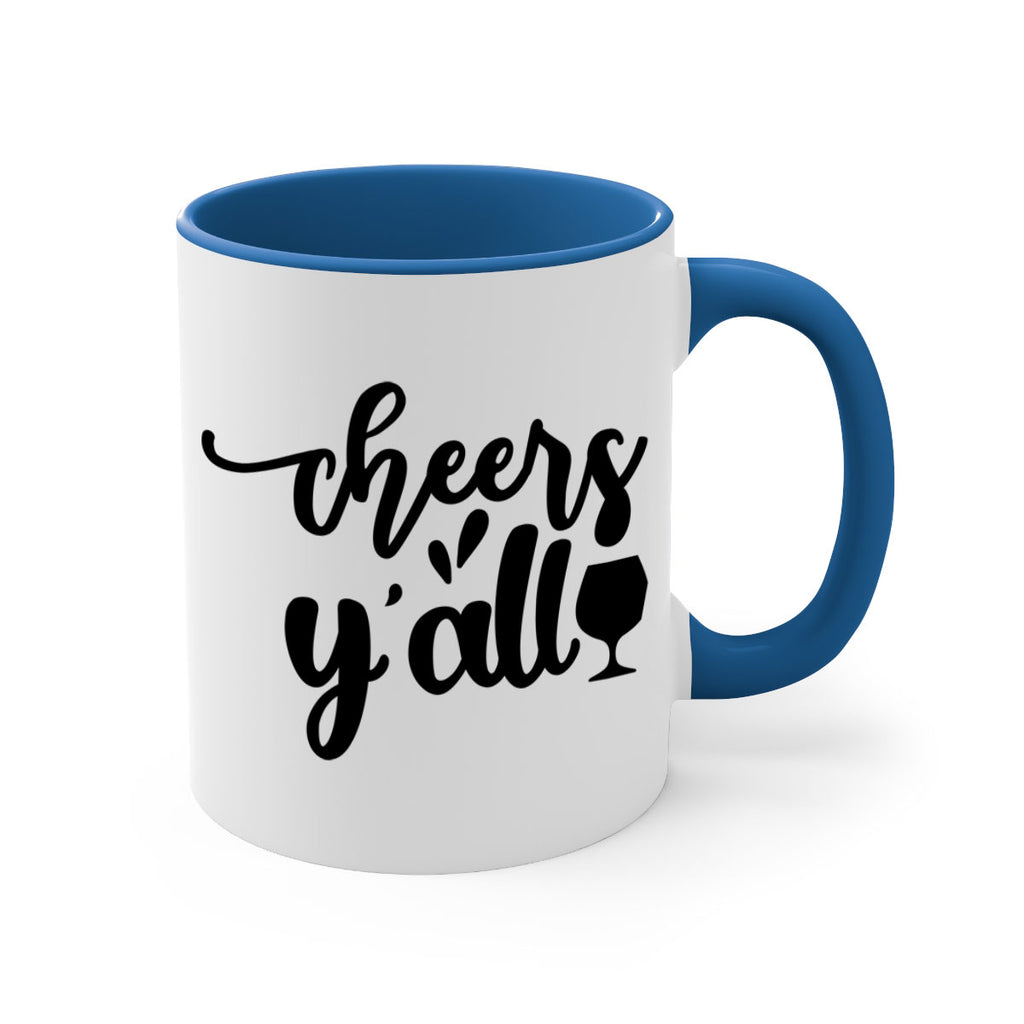 cheers yall 198#- wine-Mug / Coffee Cup
