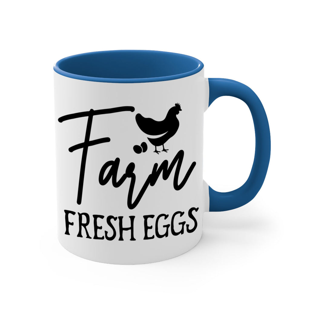 farm fresh eggs design 104#- kitchen-Mug / Coffee Cup