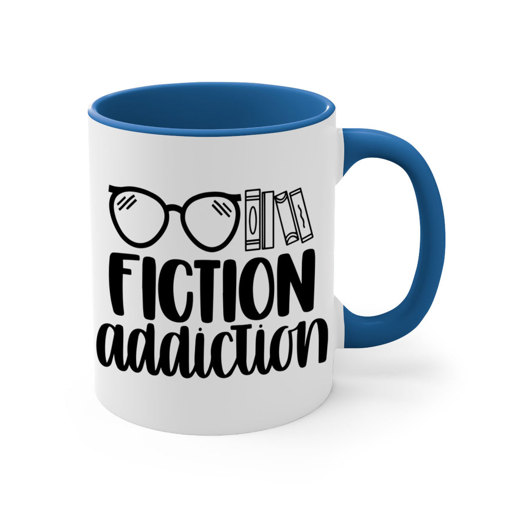 fiction addiction 40#- Reading - Books-Mug / Coffee Cup