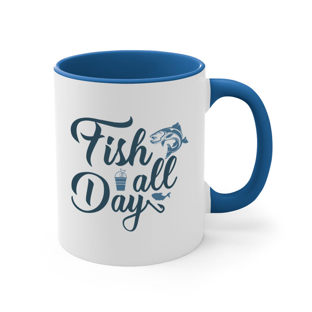 fish all day 156#- fishing-Mug / Coffee Cup