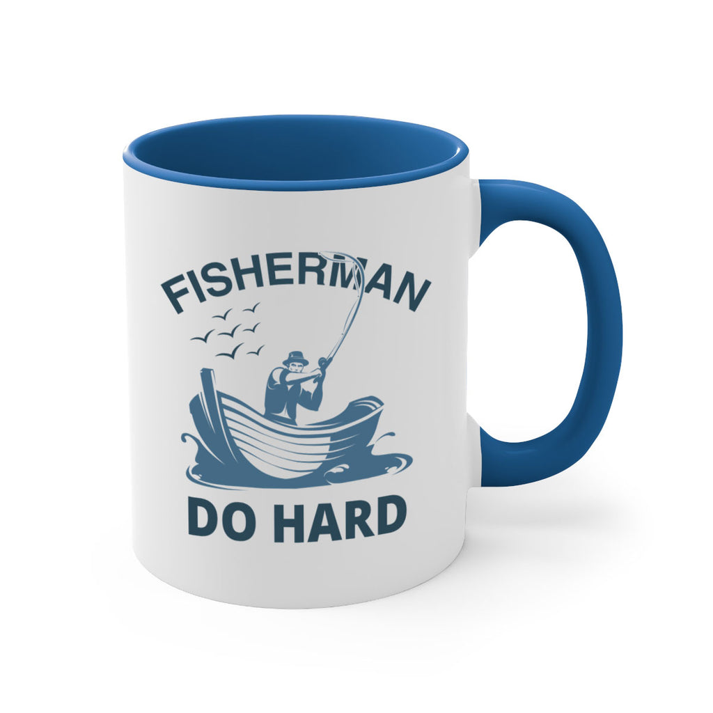 fisher man do hard 155#- fishing-Mug / Coffee Cup