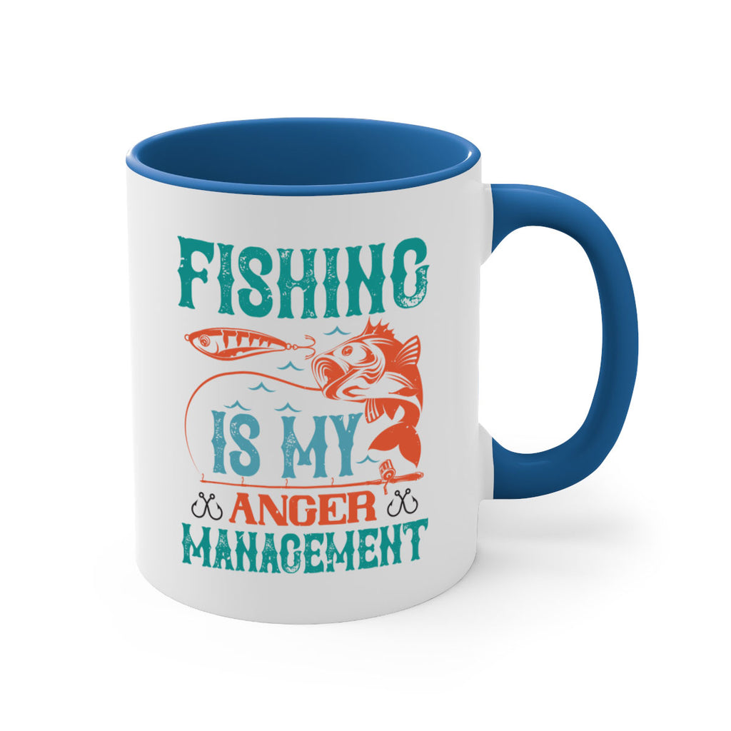 fishing is my anger management 144#- fishing-Mug / Coffee Cup
