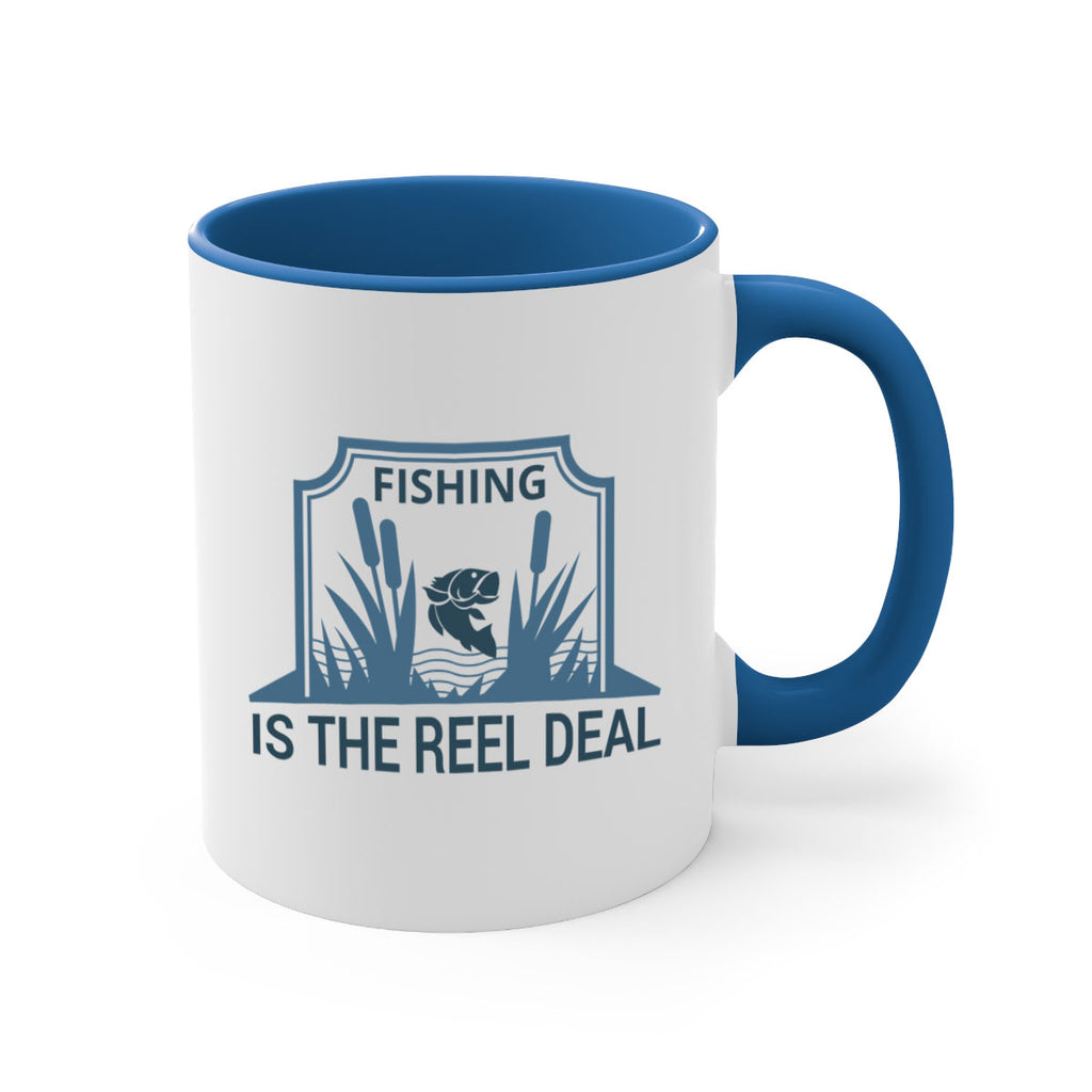 fishing is the real deal 138#- fishing-Mug / Coffee Cup