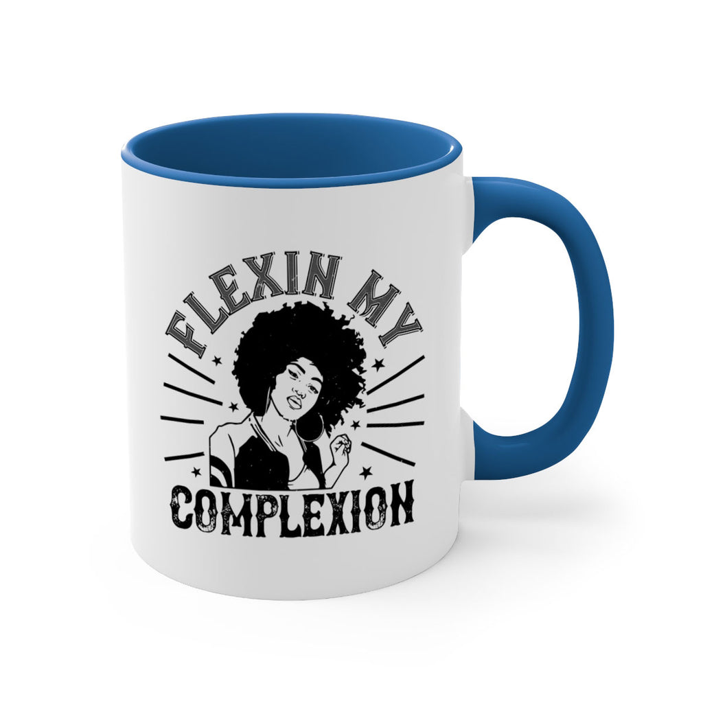 flexin my complexion Style 34#- Afro - Black-Mug / Coffee Cup