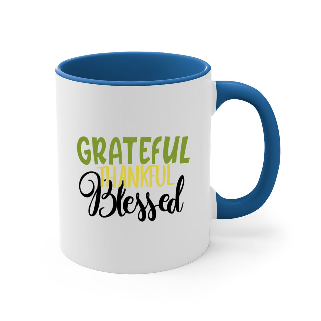 grateful thankful blessed 57#- thanksgiving-Mug / Coffee Cup