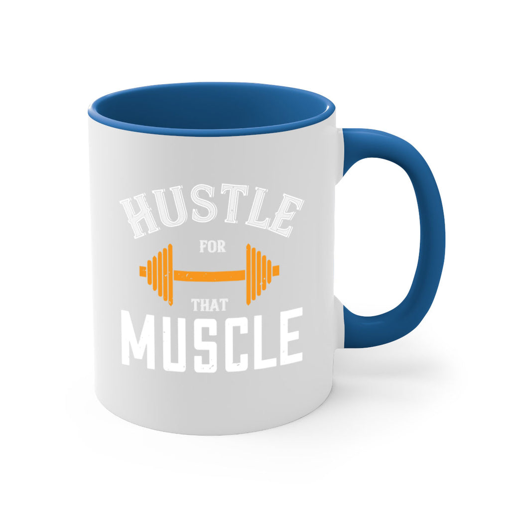 hustel for that muscle 92#- gym-Mug / Coffee Cup