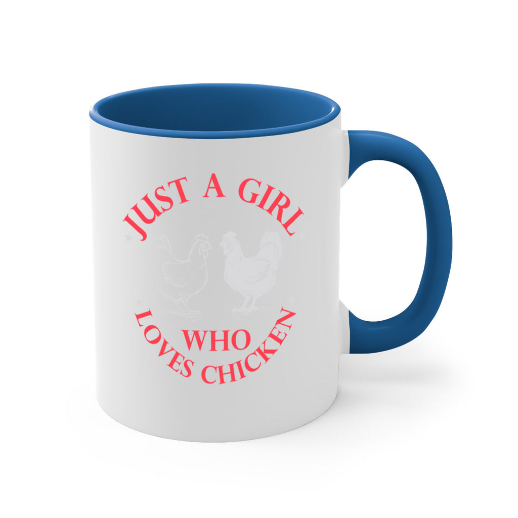 just a girl who loves chicken Style 3#- Chicken-Mug / Coffee Cup