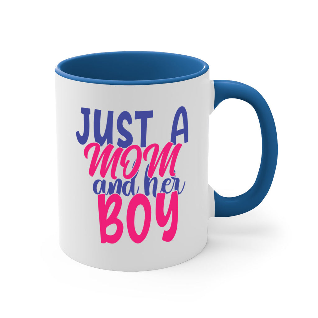 just a mom and her boy 392#- mom-Mug / Coffee Cup