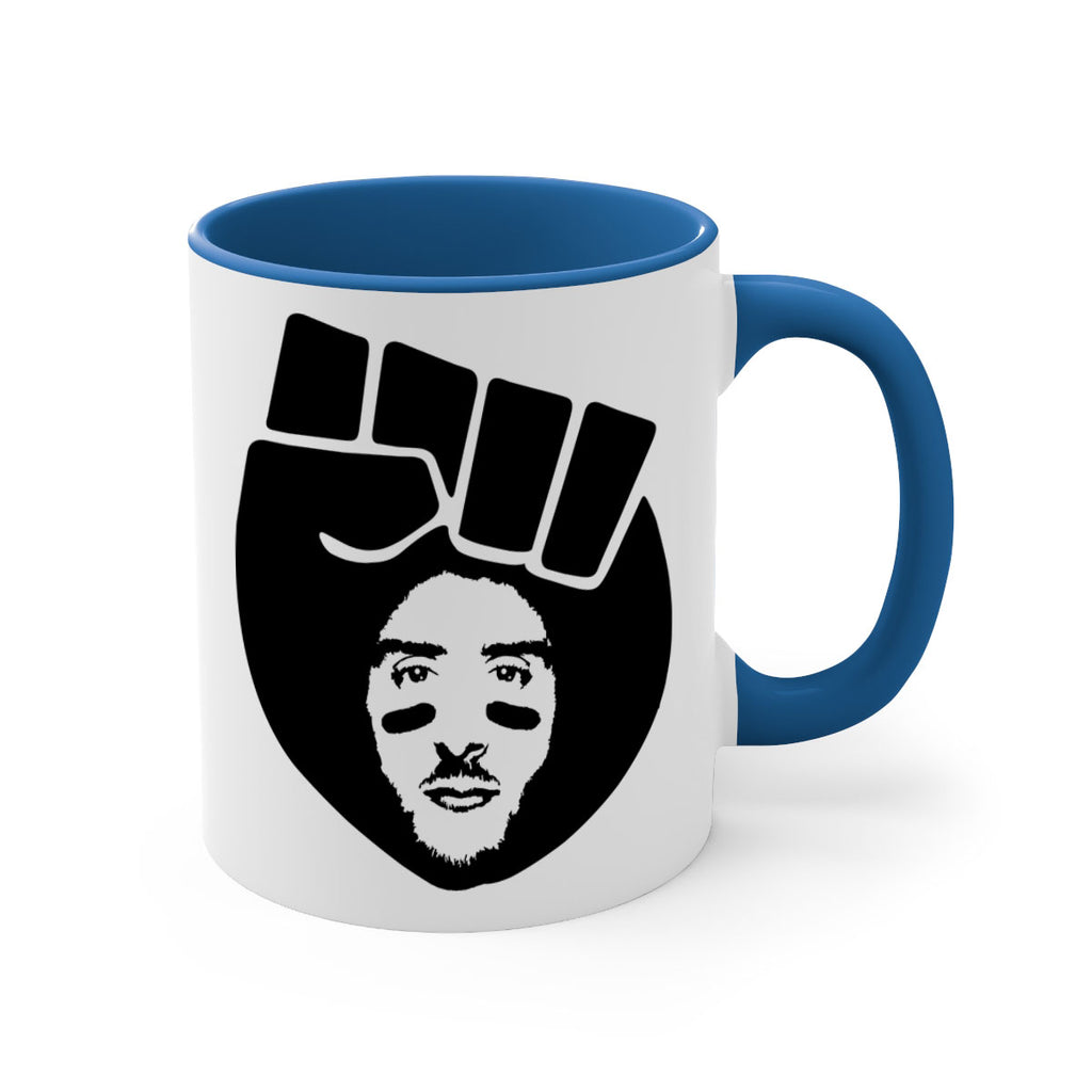 kaepernick fist hair 22#- Black men - Boys-Mug / Coffee Cup