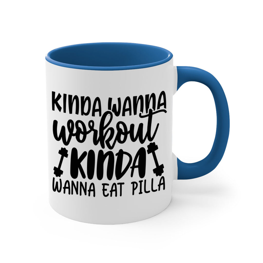 kinda wanna workout kinda wanna eat pilla 37#- gym-Mug / Coffee Cup