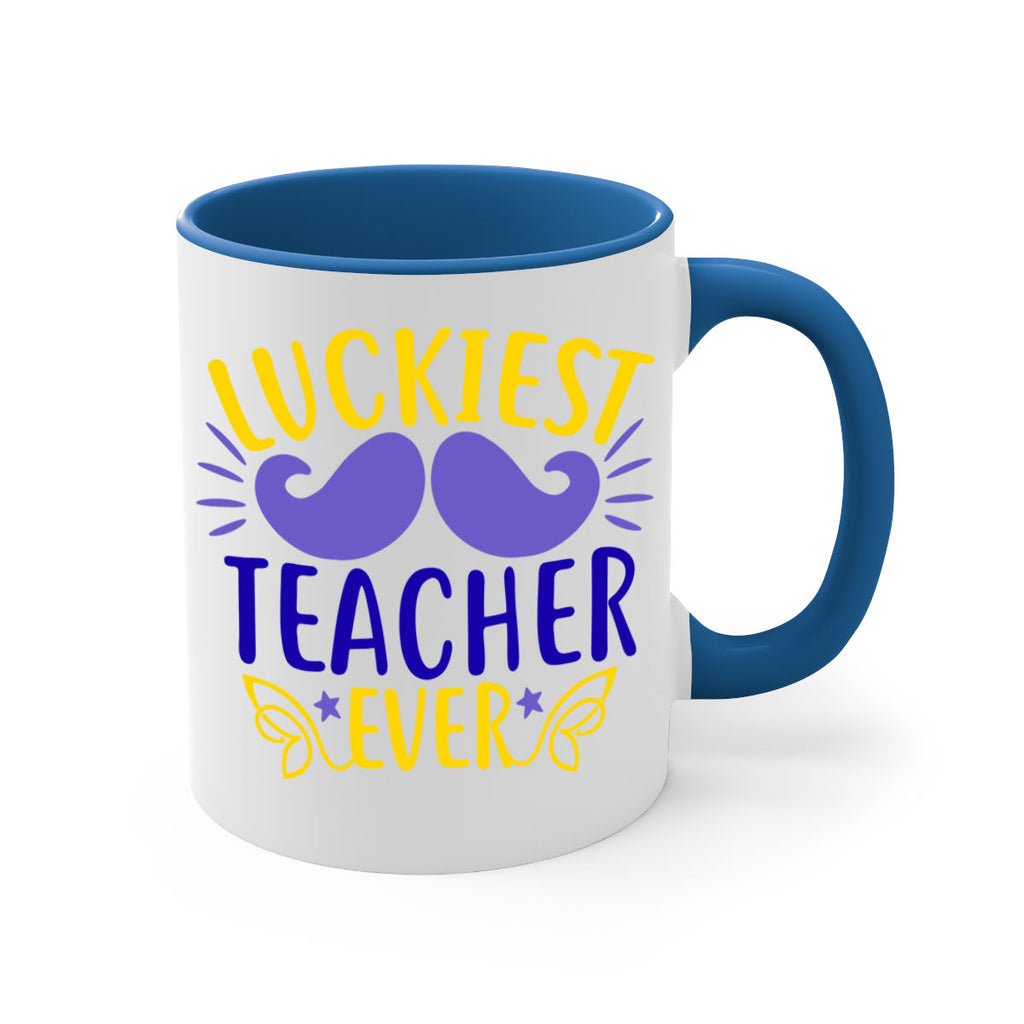 luckiest teacher ever 12#- mardi gras-Mug / Coffee Cup