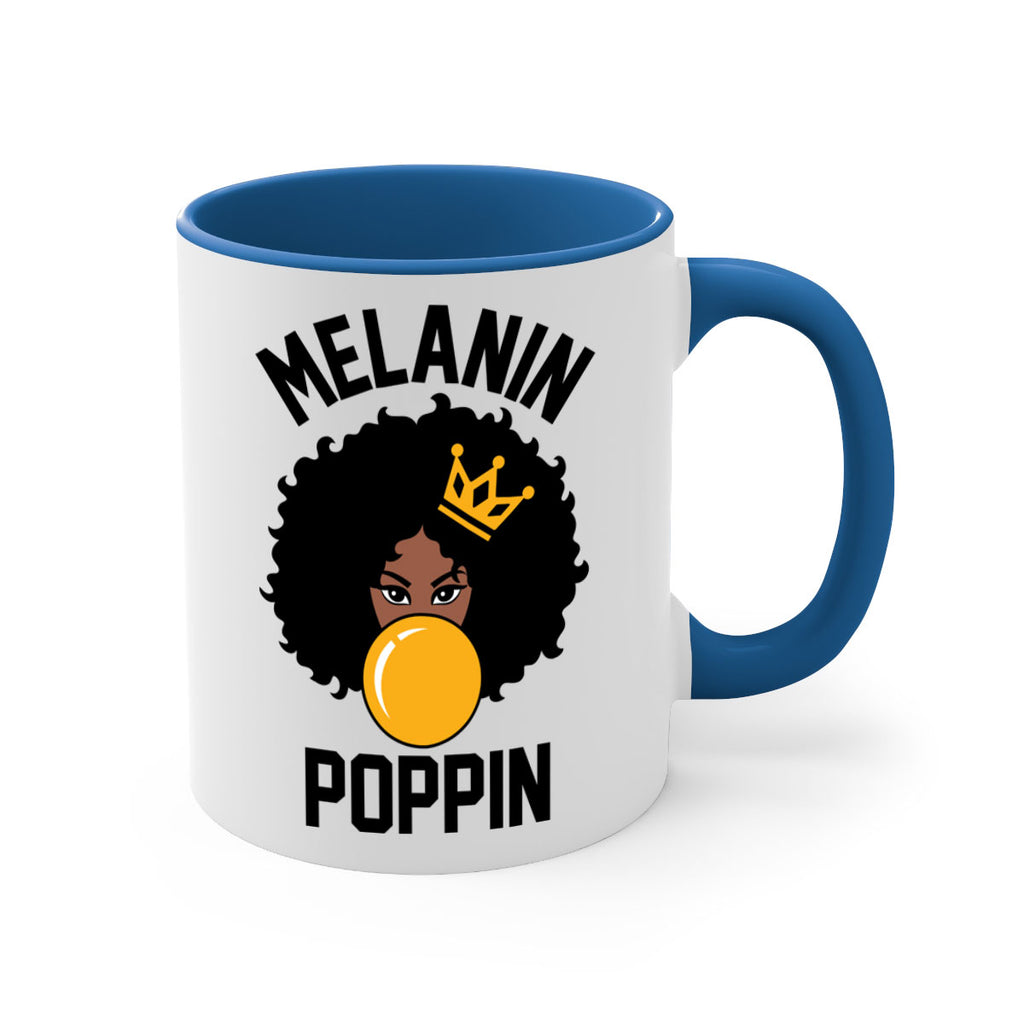 melanin poppin afro girl 25#- Black women - Girls-Mug / Coffee Cup