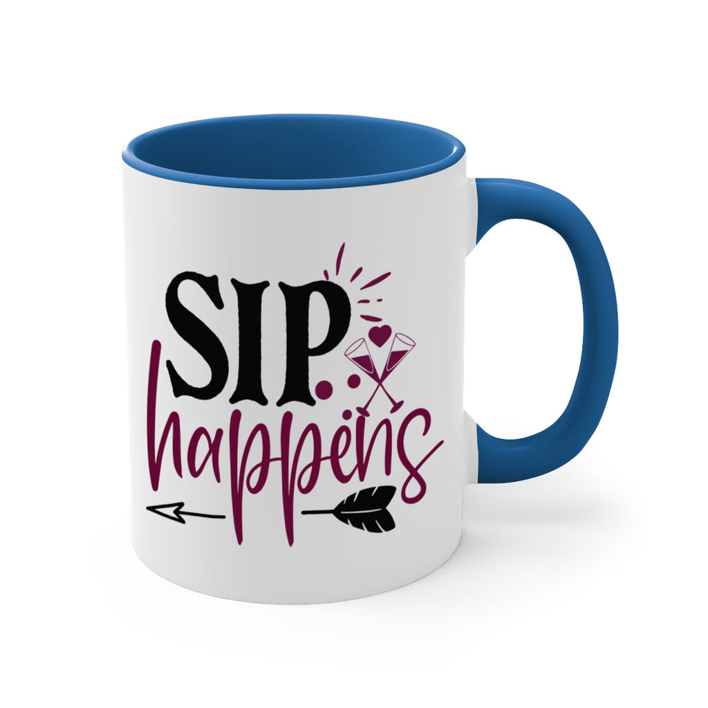 sip happens 164#- wine-Mug / Coffee Cup
