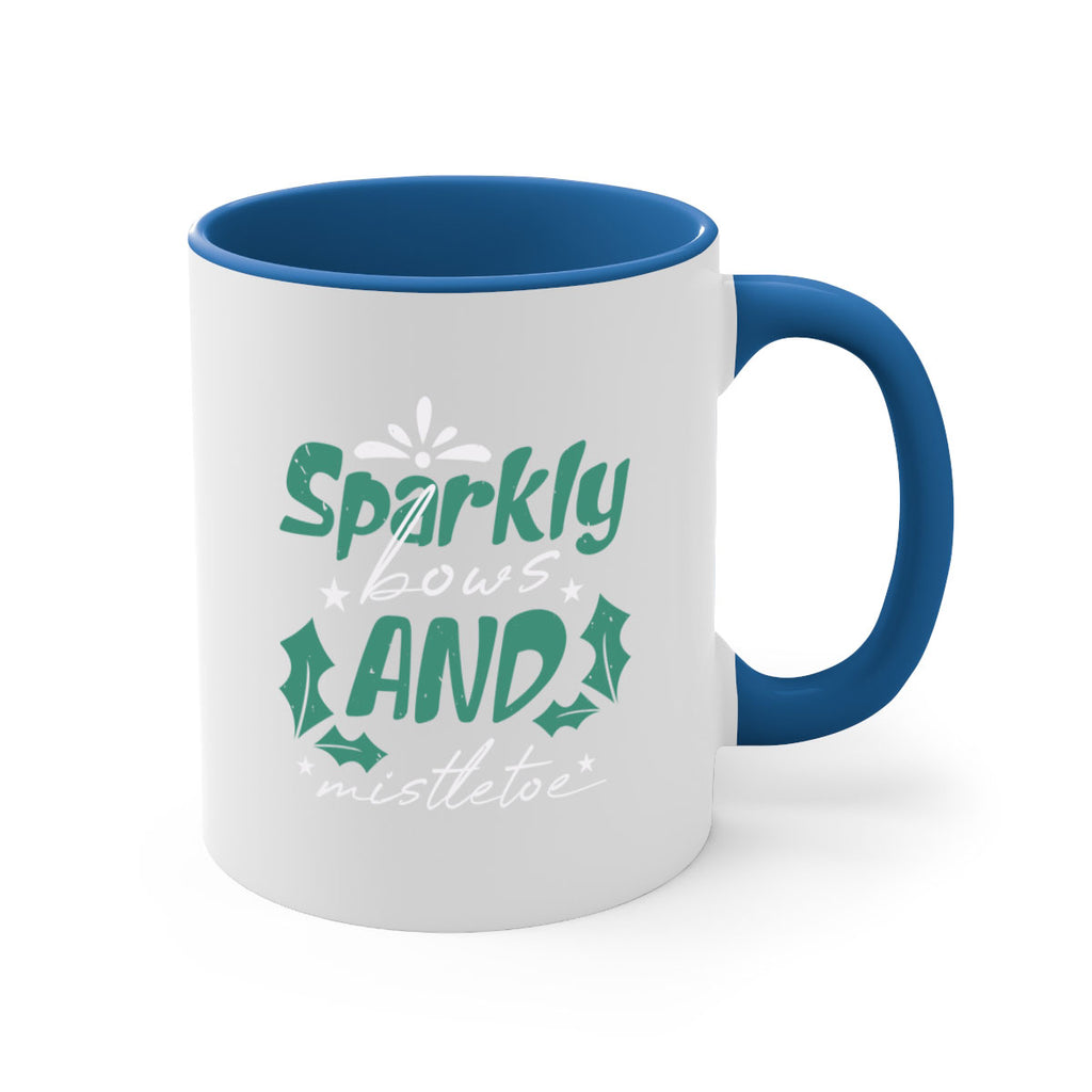 sparkly bows and mistletoe 357#- christmas-Mug / Coffee Cup