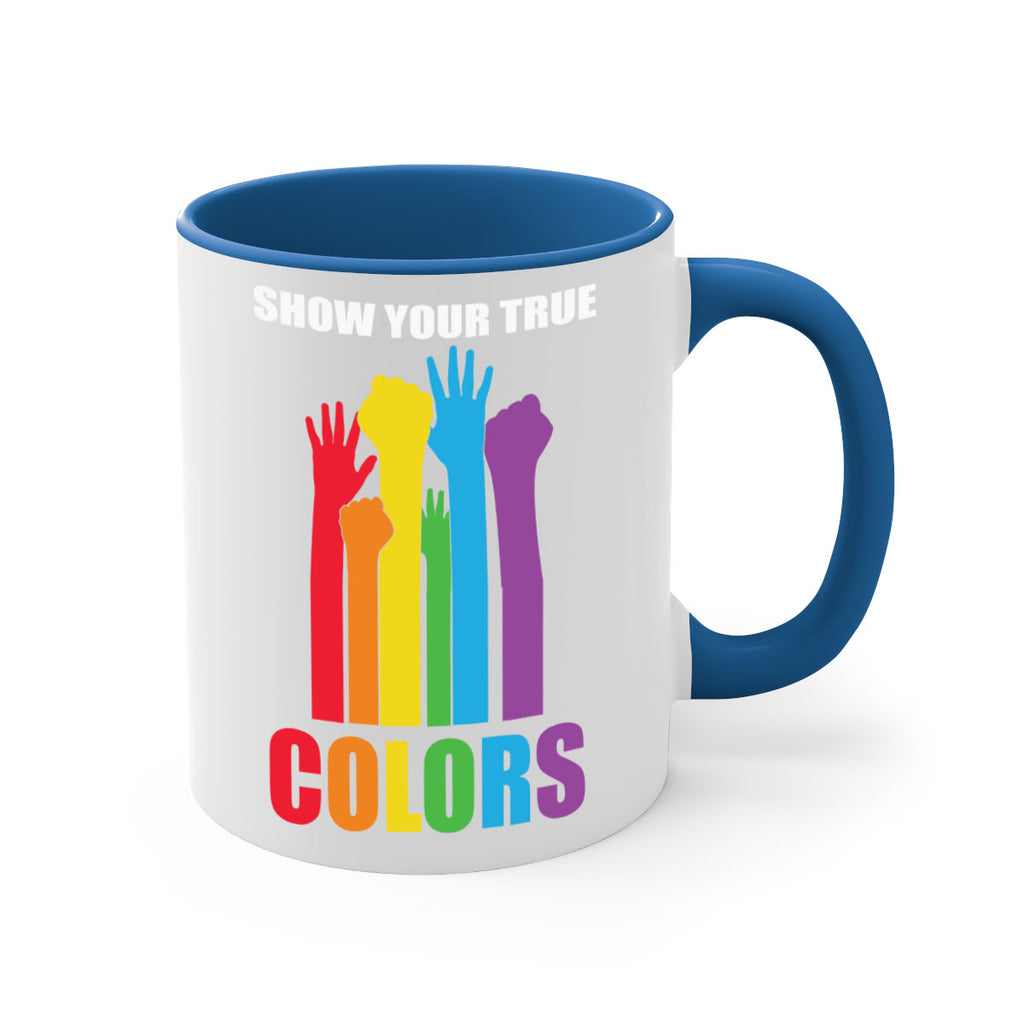true colors rainbow pride flag lgbt 9#- lgbt-Mug / Coffee Cup