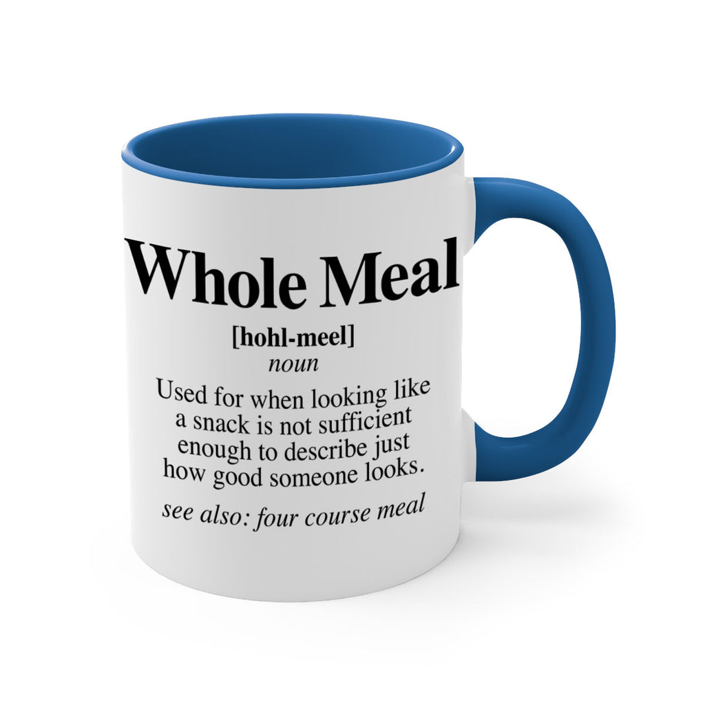 whole meal 10#- black words - phrases-Mug / Coffee Cup