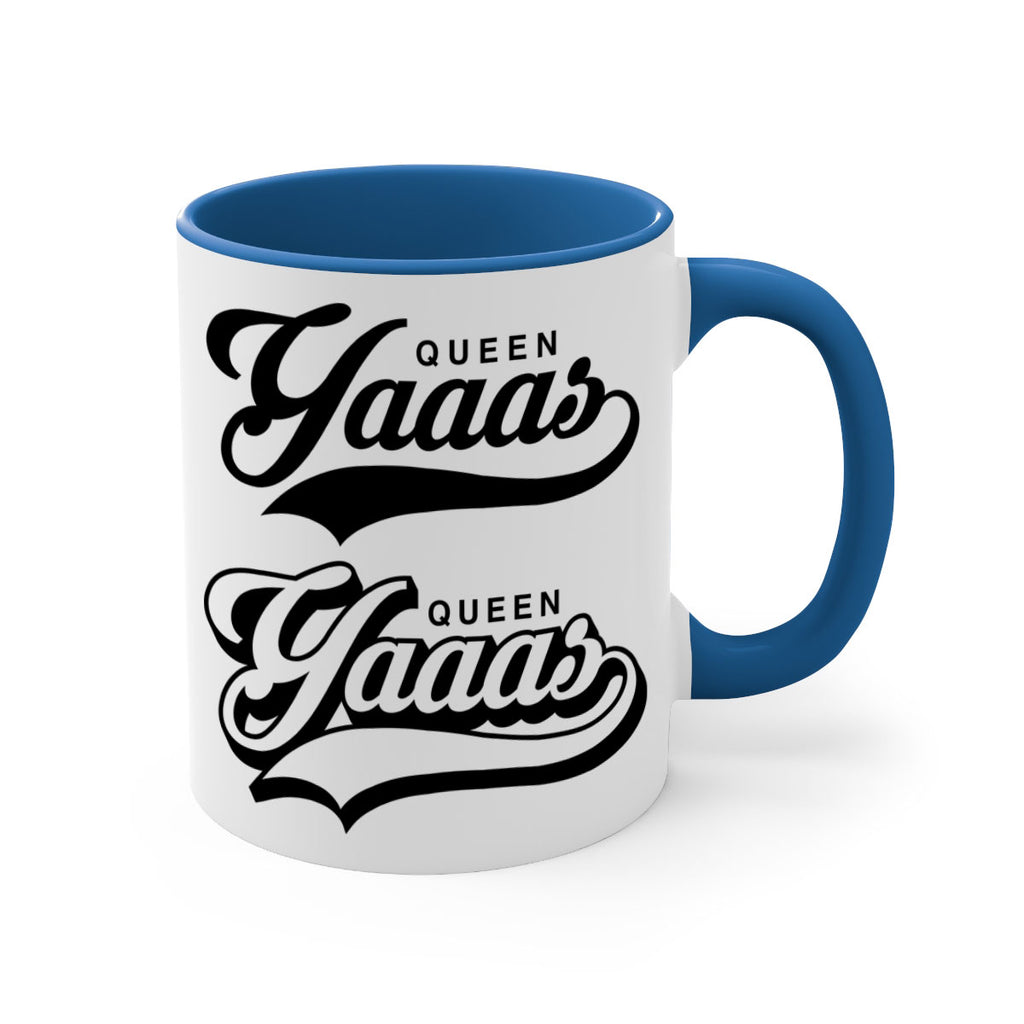 yaaas queen script 6#- black words - phrases-Mug / Coffee Cup