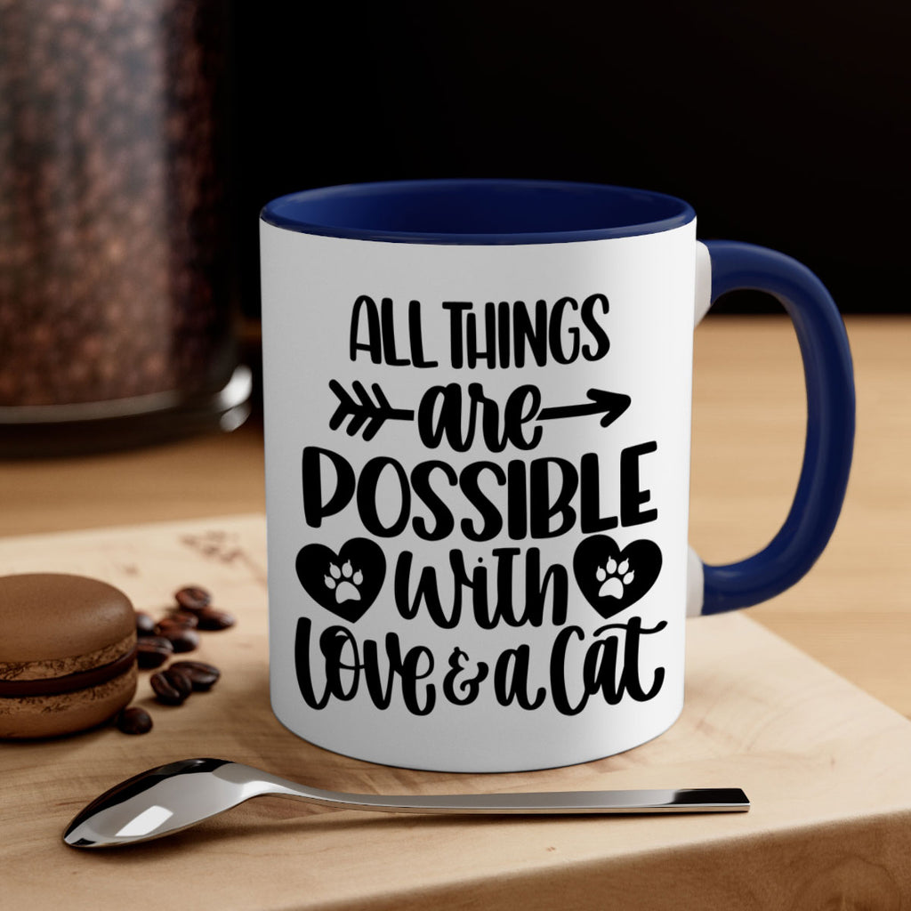 All Things Are Possible Style 75#- cat-Mug / Coffee Cup