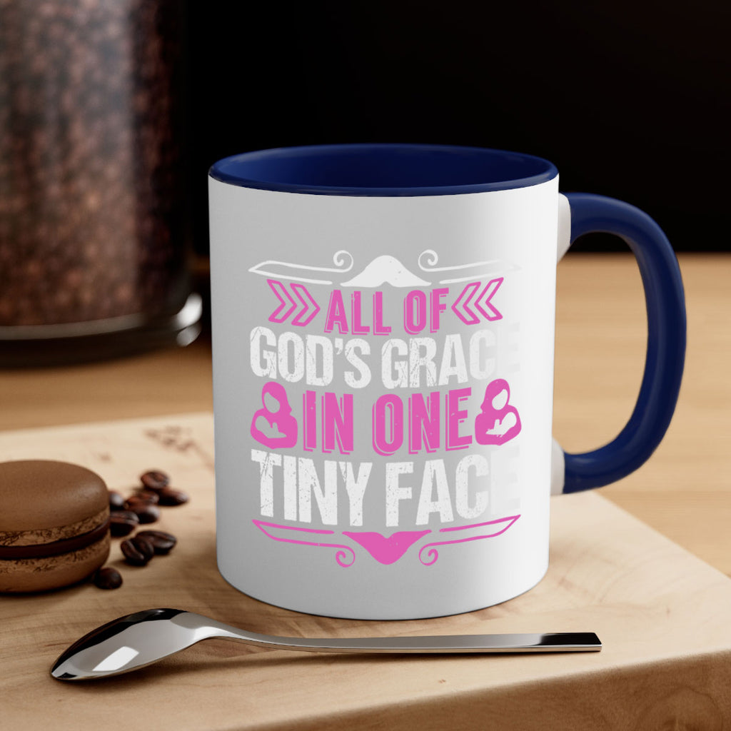 All of Gods Grace in one tiny Face Style 154#- baby2-Mug / Coffee Cup