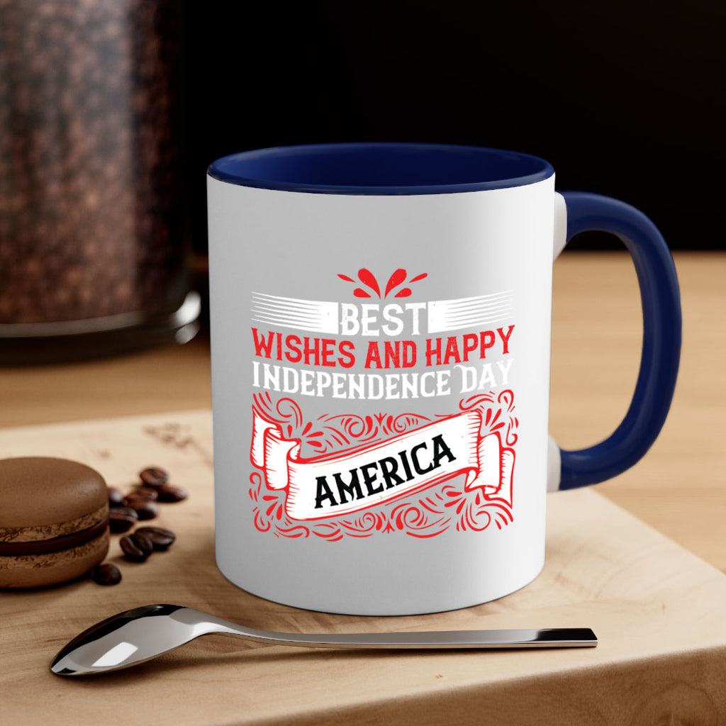 Best wishes and happy Independence Day america Style 86#- 4th Of July-Mug / Coffee Cup