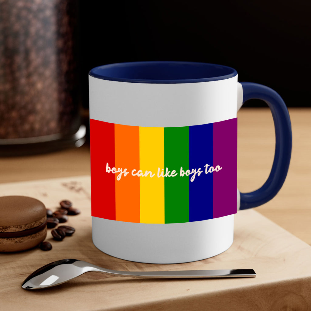 Boys can like Boys too 17#- lgbt-Mug / Coffee Cup
