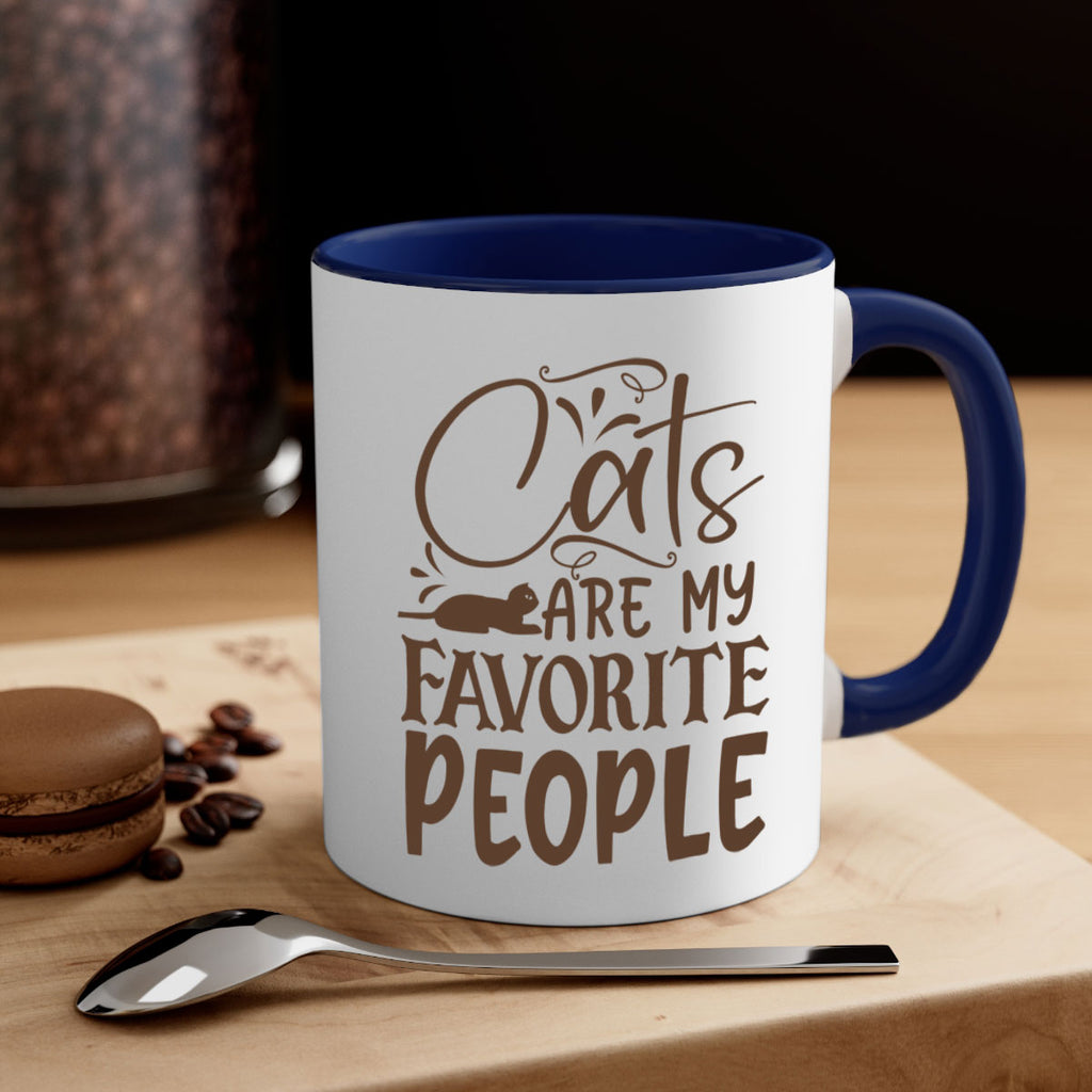 Cats Are My Favorite People Style 7#- cat-Mug / Coffee Cup