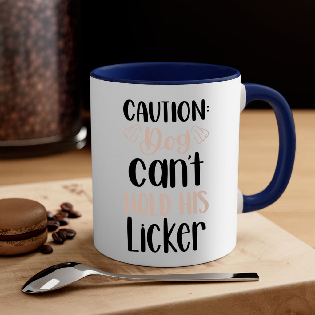 Caution Dog Cant Hold Style 31#- Dog-Mug / Coffee Cup