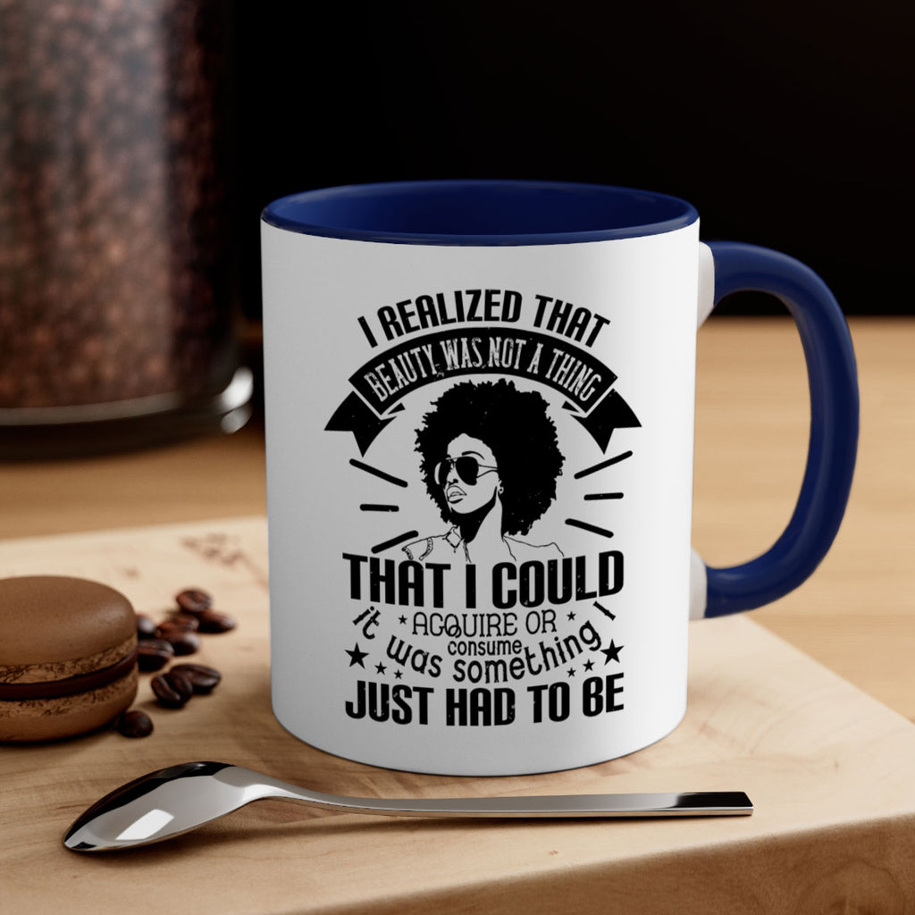 I realized that beauty was not a thing that I could acquire or consume Style 26#- Afro - Black-Mug / Coffee Cup