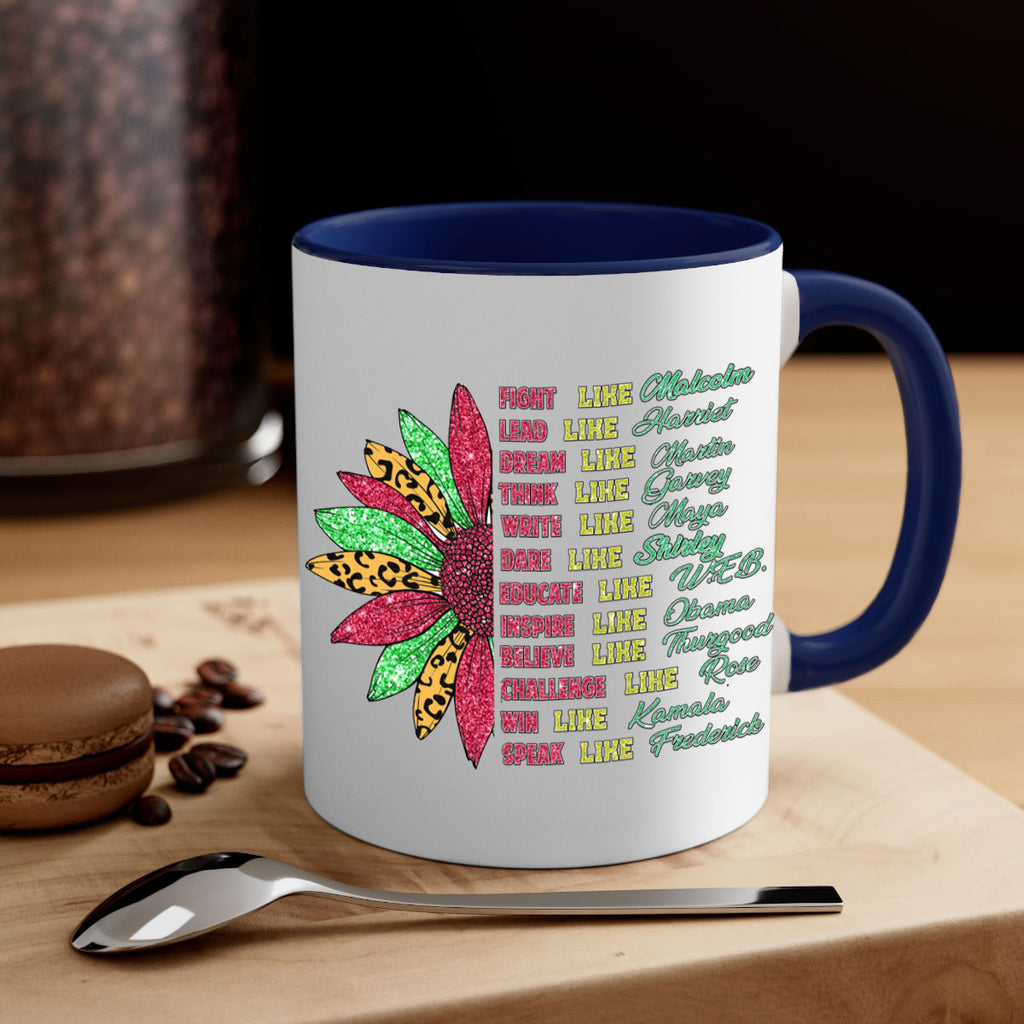 Juneteenth Sunflower Design 17#- juneteenth-Mug / Coffee Cup