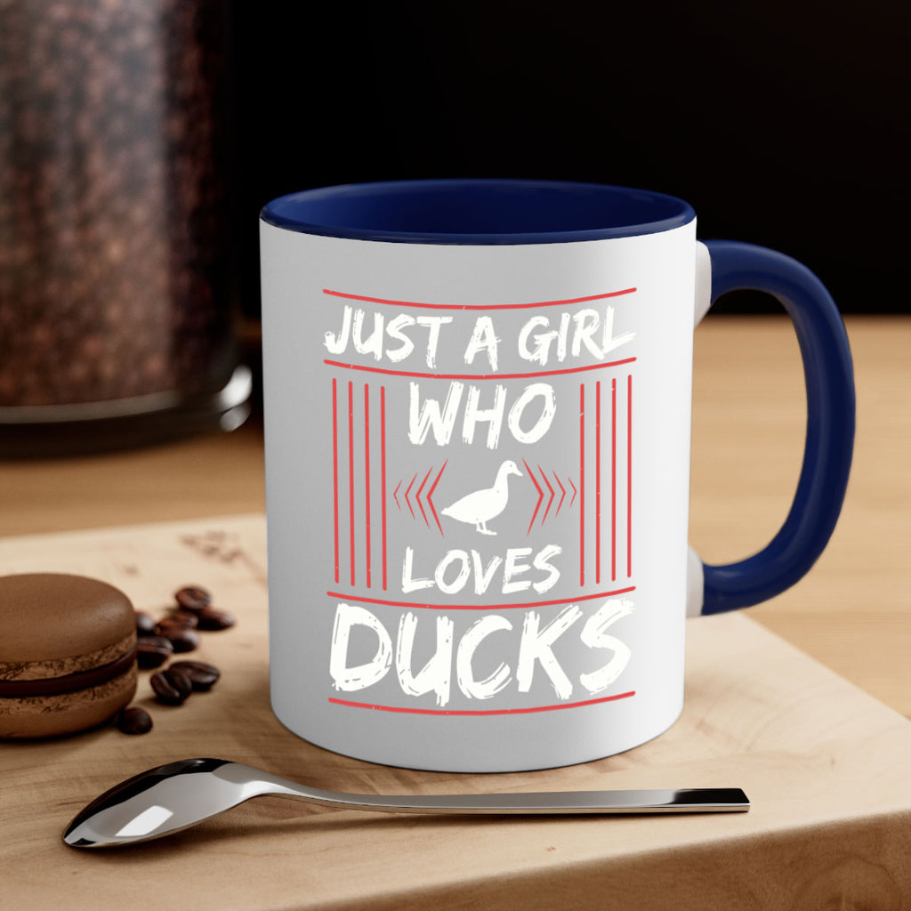 Just A Girl Who Loves Ducks Style 33#- duck-Mug / Coffee Cup