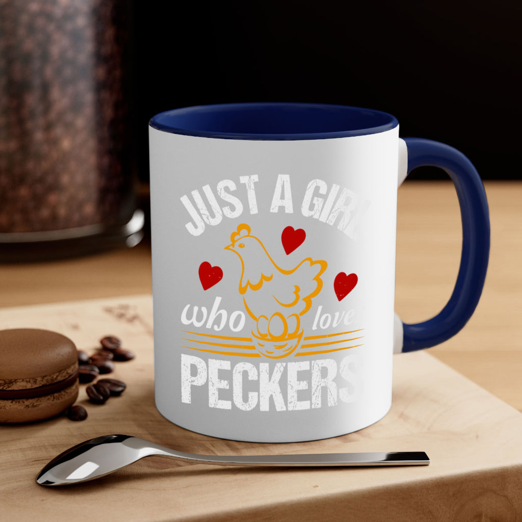 Just a girl who loves 46#- Farm and garden-Mug / Coffee Cup