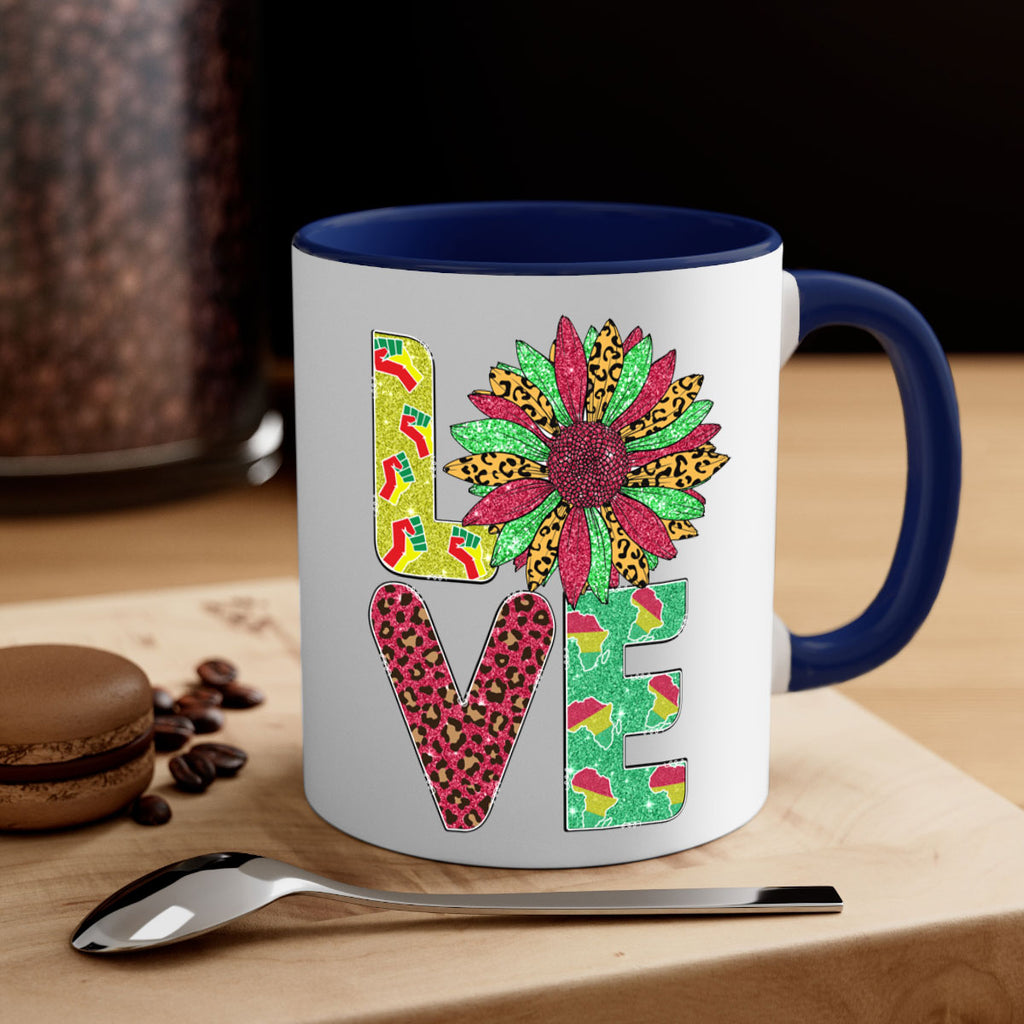 Love Juneteenth Day Fist Sunflower Png 7#- juneteenth-Mug / Coffee Cup