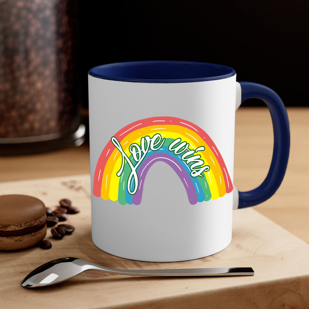 Love Wins Rainbow Lgbt Pride Png 28#- lgbt-Mug / Coffee Cup