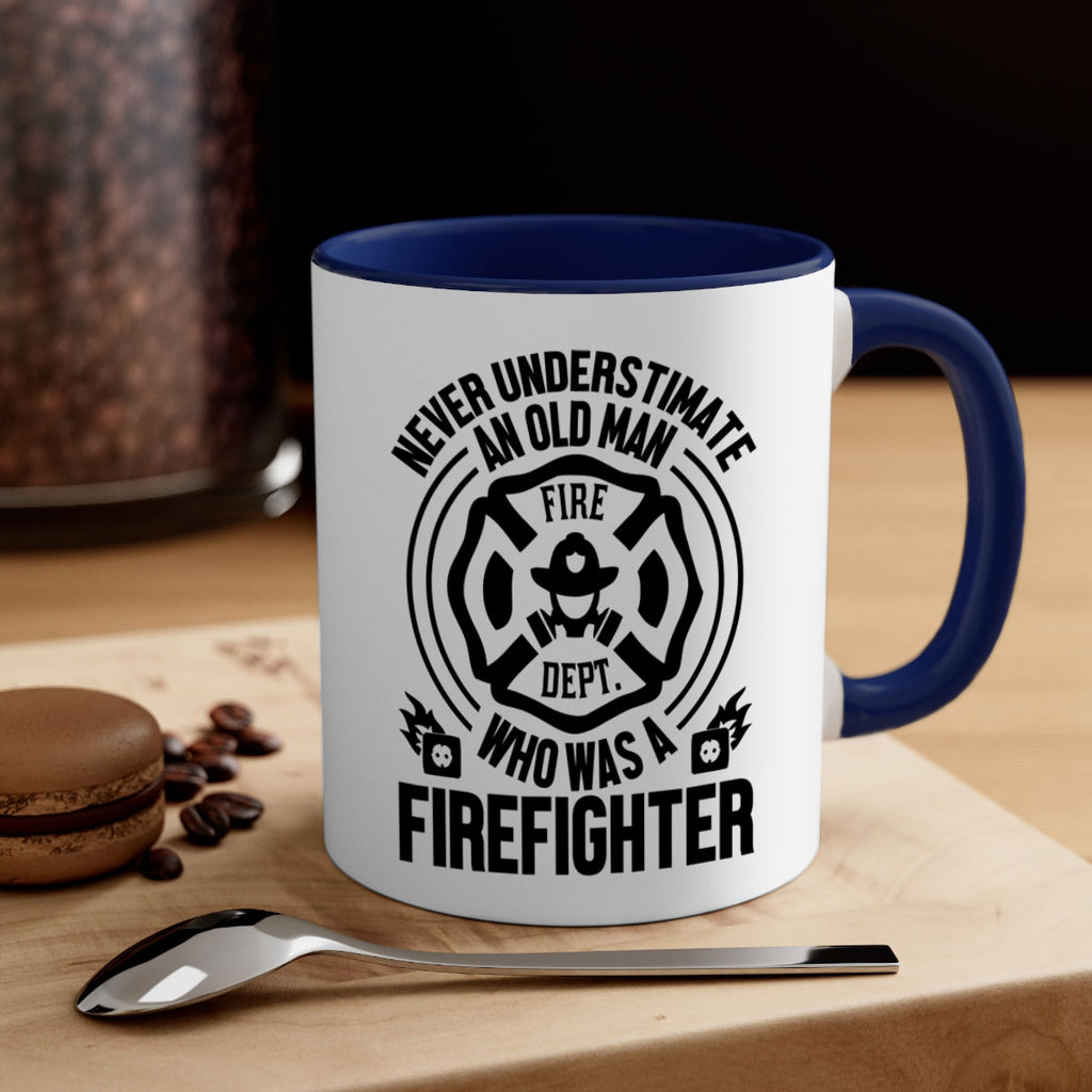 Never understimate Style 48#- fire fighter-Mug / Coffee Cup
