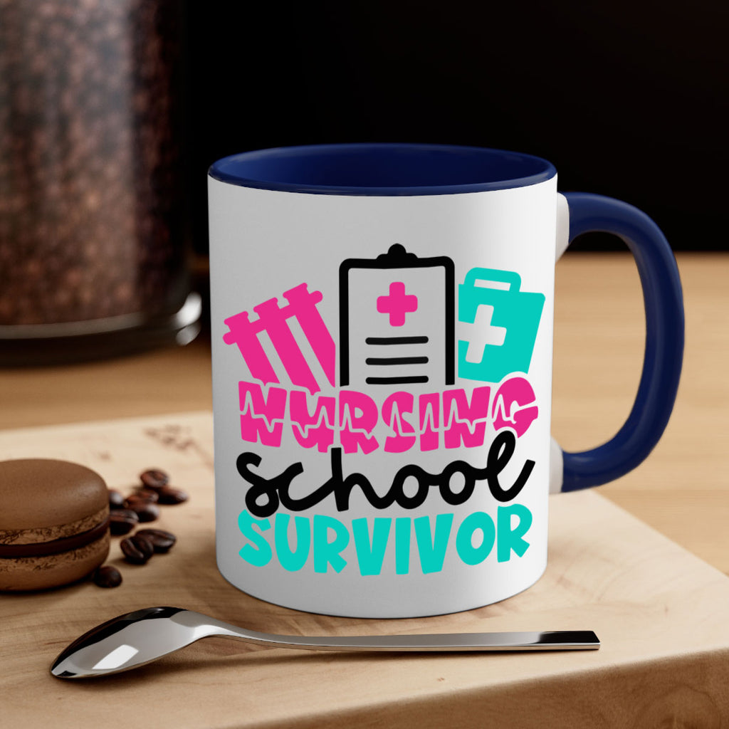 Nursing School Survivor Style Style 62#- nurse-Mug / Coffee Cup