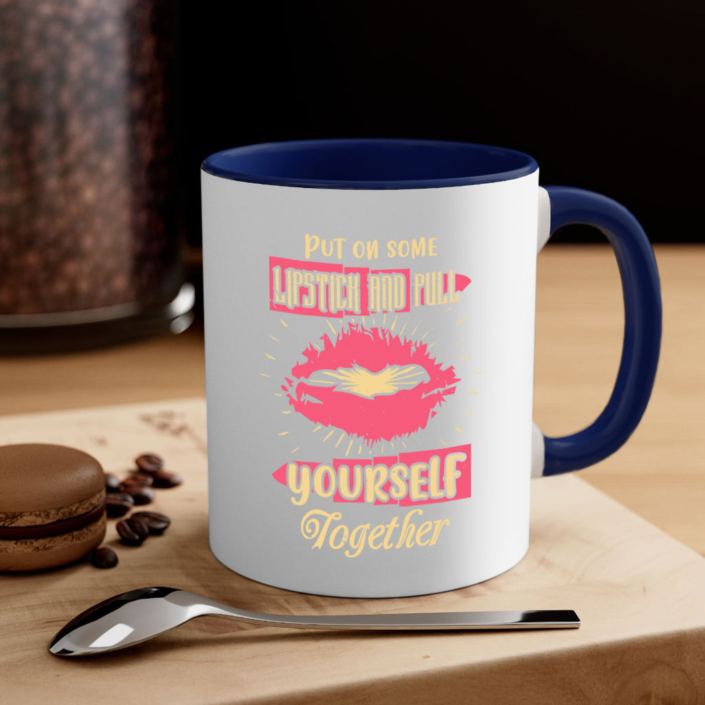 Put on some lipstick and pull yourself together Style 188#- makeup-Mug / Coffee Cup