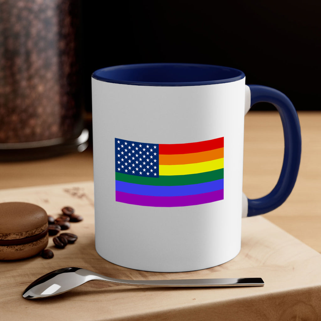 Rainbow american flag 11#- lgbt-Mug / Coffee Cup