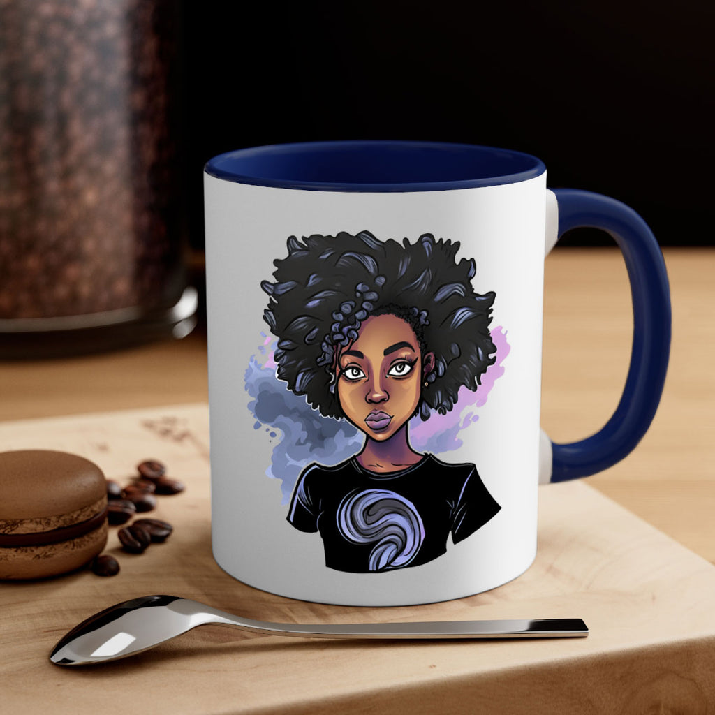 Sparkling Black Girl Design 1#- Black women - Girls-Mug / Coffee Cup