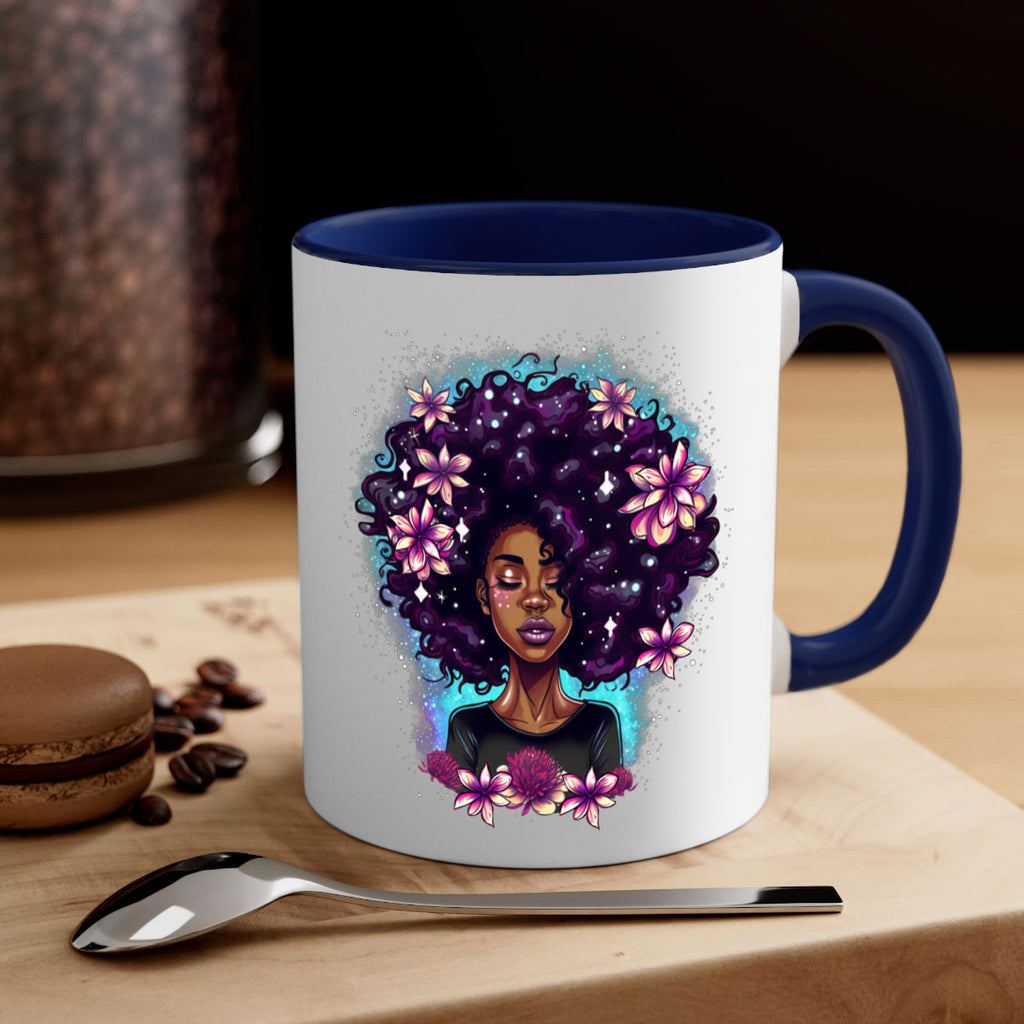 Sparkling Black Girl Design 3#- Black women - Girls-Mug / Coffee Cup