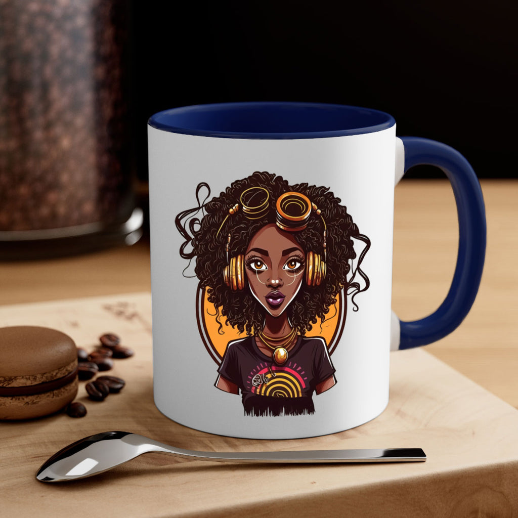 Sparkling Black Girl Design 5#- Black women - Girls-Mug / Coffee Cup