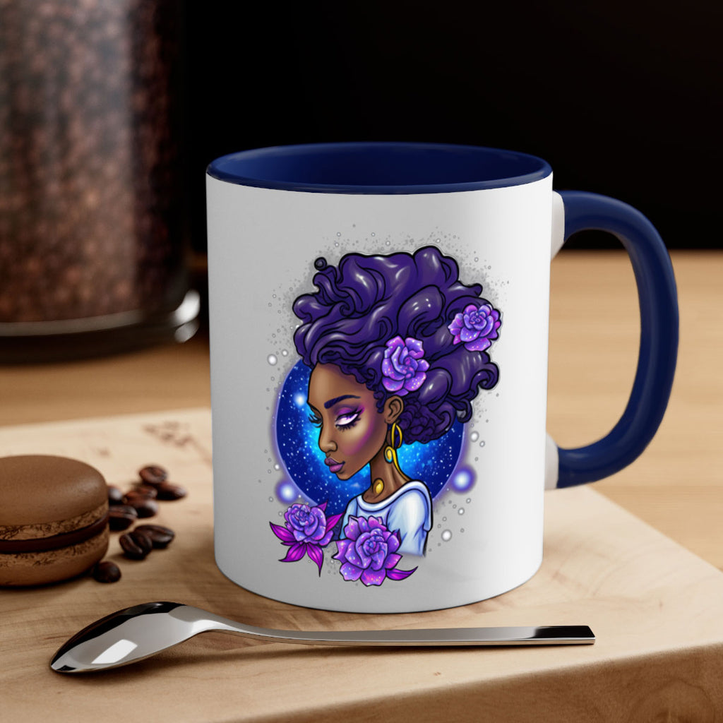 Sparkling Black Girl Design 7#- Black women - Girls-Mug / Coffee Cup
