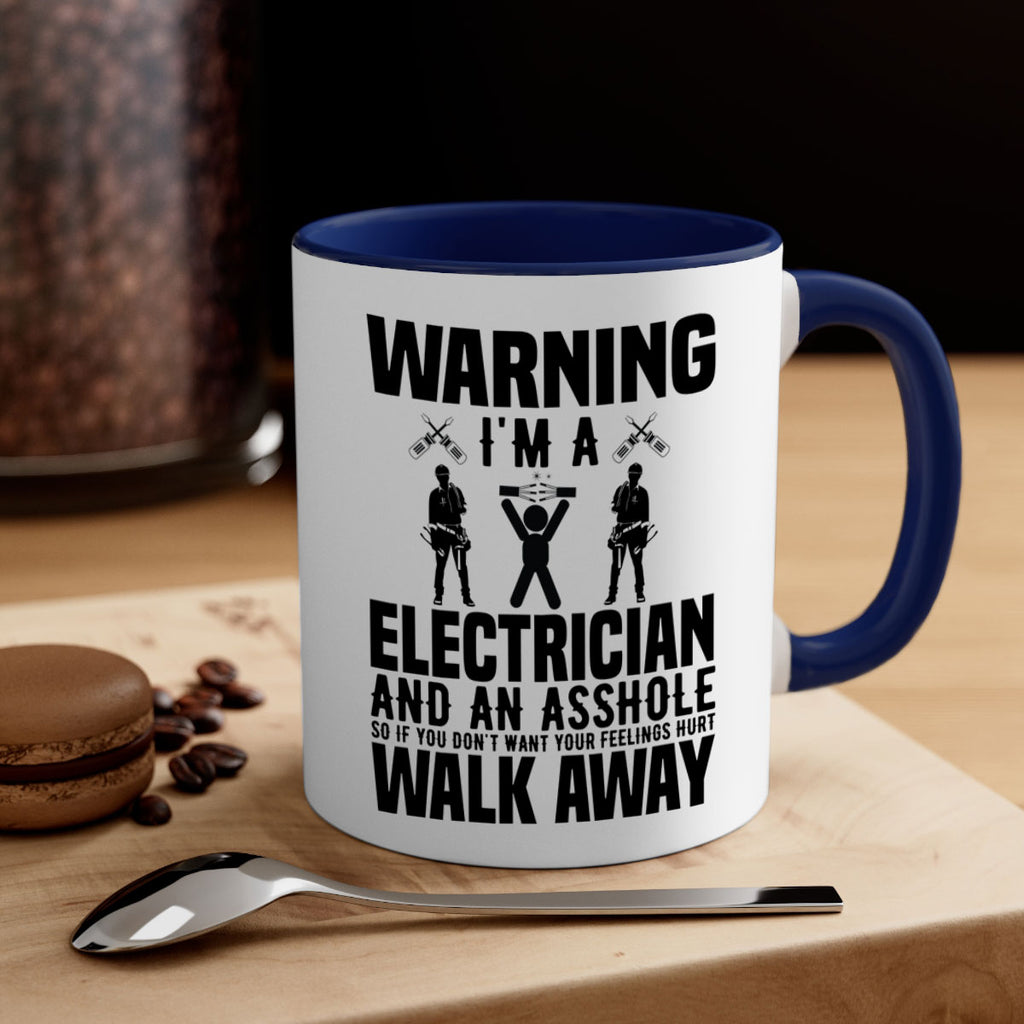 Warning Style 4#- electrician-Mug / Coffee Cup