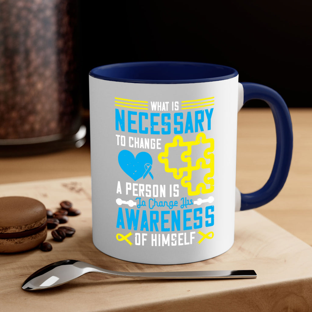 What is necessary to change a person is to change his awareness of himself Style 8#- Self awareness-Mug / Coffee Cup