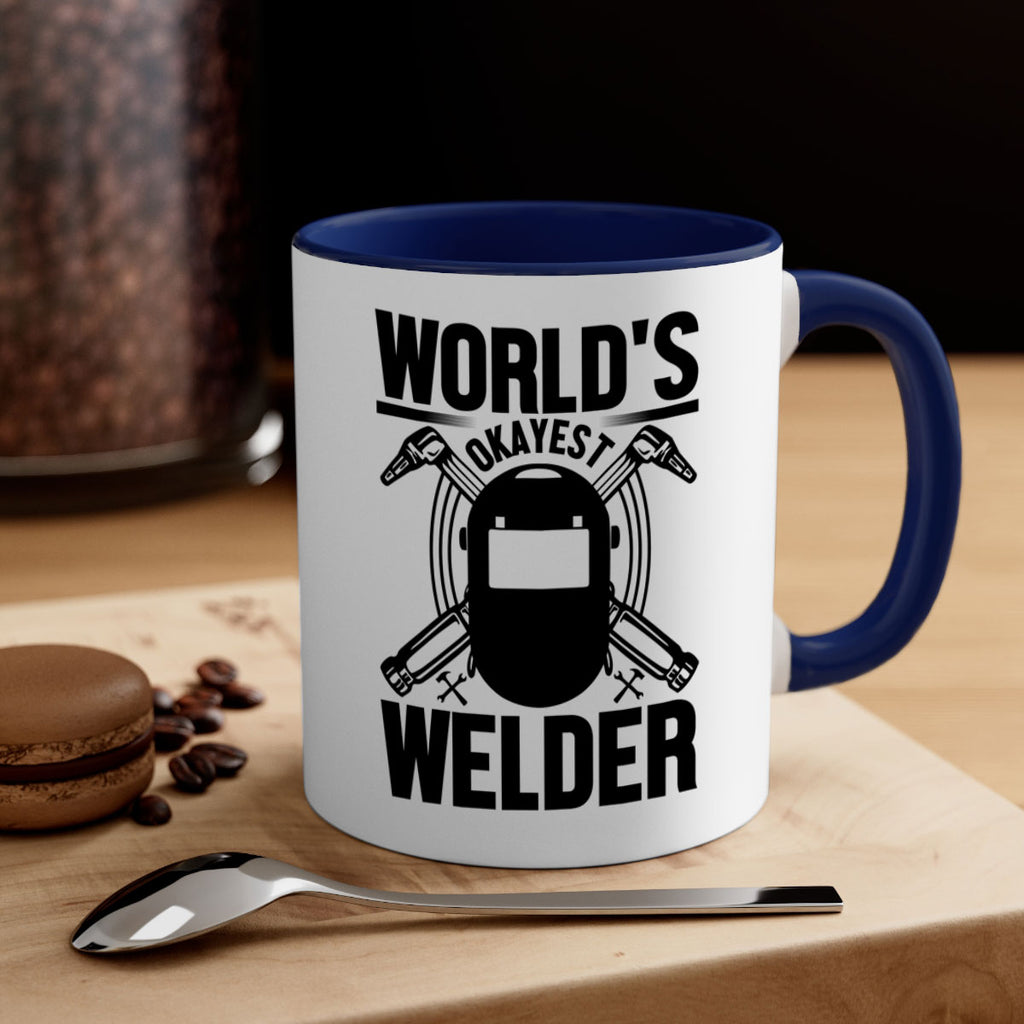 Worlds okayest Style 1#- welder-Mug / Coffee Cup
