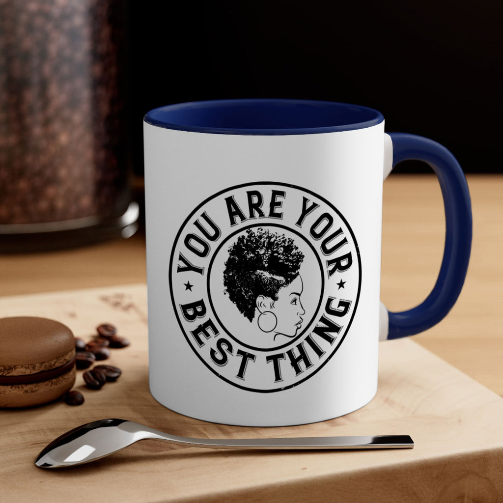You are your best thing Style 42#- Afro - Black-Mug / Coffee Cup
